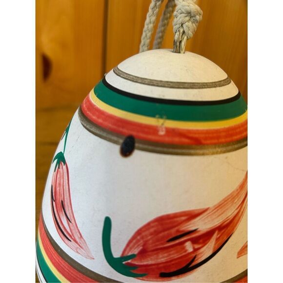 Handpainted Southwest Pottery Windbell Chime (8226) - Picture 6 of 9